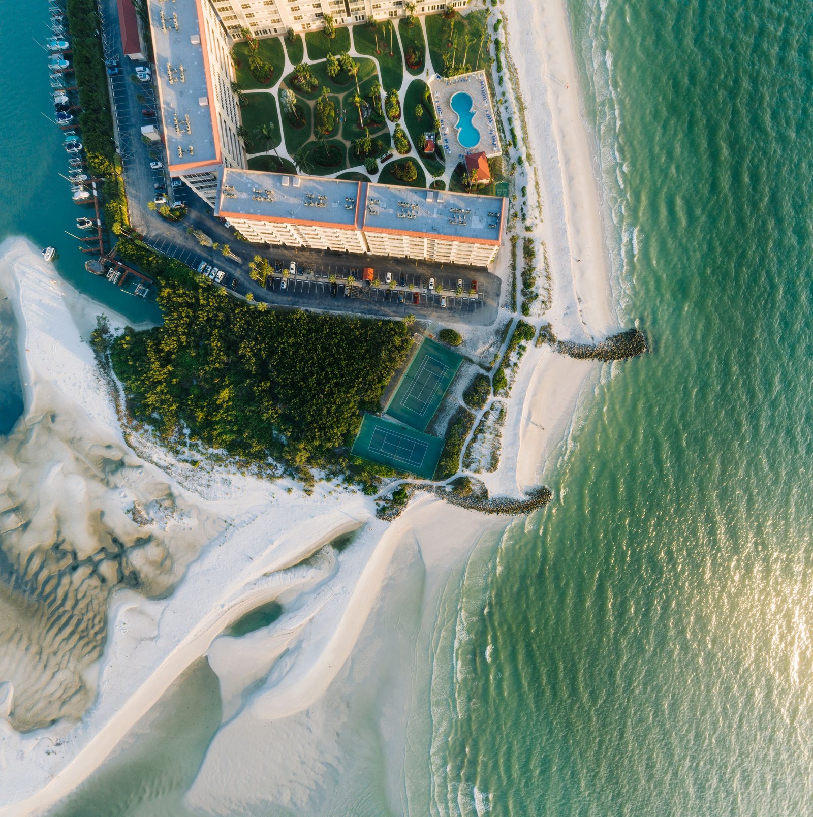Drone photography of commercial property